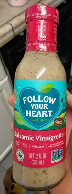 Organic Salad Dressing Vinaigrette, Balsamic