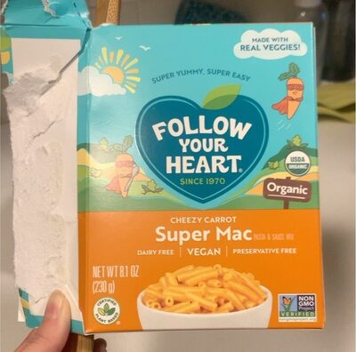Cheezy Carrot Super Mac Pasta & Sauce Mix, Cheezy Carrot Super Mac