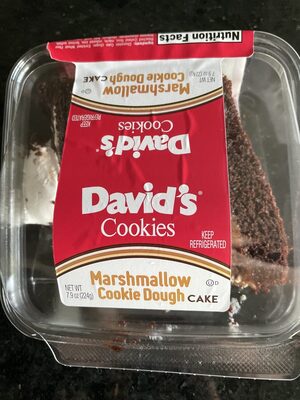 Marshmallow Cookie Dough Cake, Marshmallow Cookie Dough