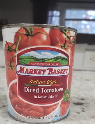 Italian Style Diced Tomatoes In Tomato Juice, Italian Style