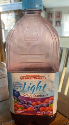 Light Grape Cranberry Juice Cocktail From Concentrate, Grape Cranberry
