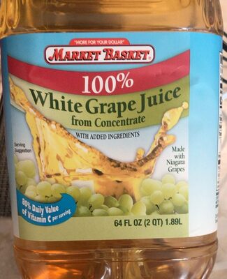 100% White Grape Juice From Concentrate