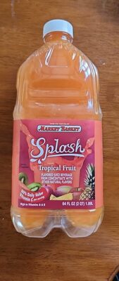 Tropical Fruit Flavored Juice Beverage From Concentrate With Other Natural Flavors Splash, Tropical Fruit