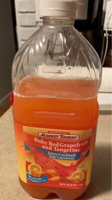 Ruby Red Grapefruit And Tangerine Juice Cocktail From Concentrate, Ruby Red Grapefruit And Tangerine