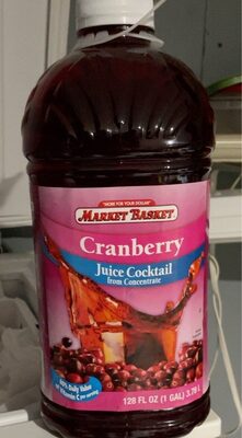 Cranberry Juice Cocktail From Concentrate, Cranberry