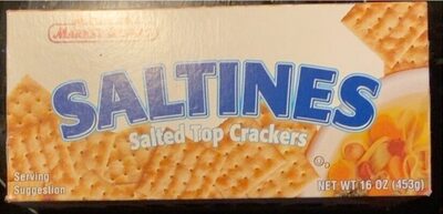 Saltines Salted Top Crackers, Salted