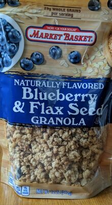 Blueberry & Flax Seed Granola, Blueberry & Flax Seed