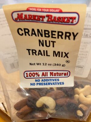 Cranberry Nut Trail Mix, Cranberry Nut