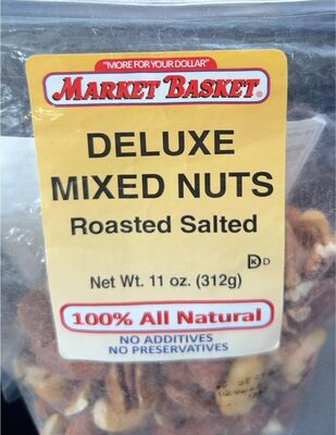 Roasted Salted Deluxe Mixed Nuts, Roasted Salted