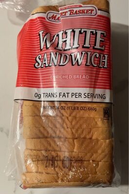 White Sandwich Enriched Bread, White
