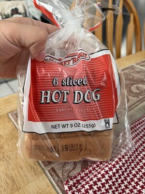 Hot Dog Sliced Enriched Rolls, Hot Dog