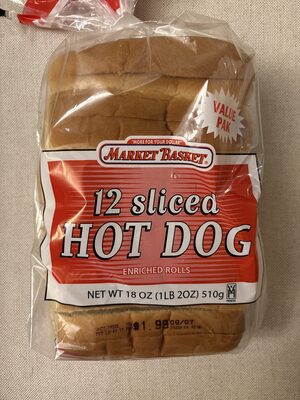 Hot Dog Sliced Enriched Rolls
