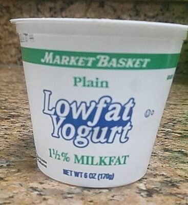 Plain 1 1/2 Lowfat Yogurt, Plain