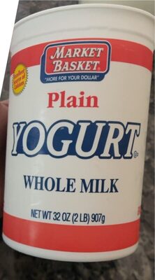 Plain Whole Milk Yogurt, Plain