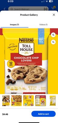 Chocolate Chip Lovers Cookie Dough With Chocolate Chips & Chocolate Chunks, Chocolate Chip Lovers