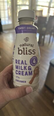 COFFEE MATE NATURAL BLISS Sweet Cream Liquid Coffee Creamer, 16 fl. oz. Bottle