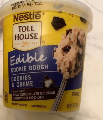 Cookies & Creme Edible Cookie Dough, Cookies & Creme