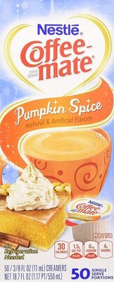 Pumpkin Spice Coffee Creamer, Pumpkin Spice