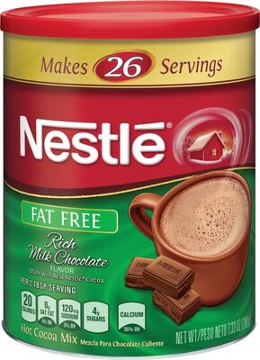 Rich Milk Chocolate Flavor Fat Free Hot Cocoa Mix, Rich Milk Chocolate