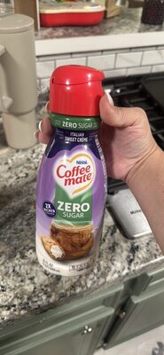 NESTLE Coffee-Mate Zero Sugar Italian Sweet Creme Coffee Creamer 32floz Bottle
