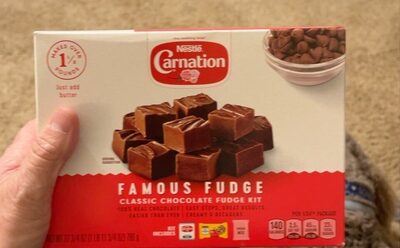 CARNATION Famous Fudge Kit Without Marshmellows 27.75 ounce Box