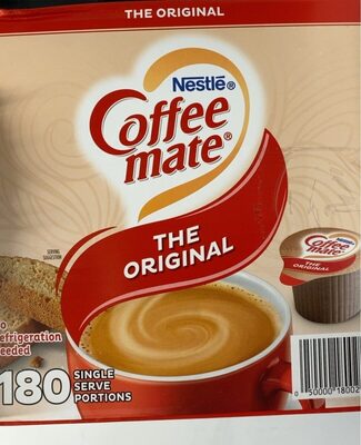 NESTLE COFFEE MATE Coffee Creamer Original, Liquid Creamer Singles - 0.375 fl oz, 180 Count Club Pack