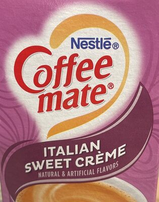 NESTLE COFFEE MATE Coffee Creamer Italian Sweet Crme Flavor, Liquid Creamer Singles, 0.375 fl oz, 50 Count.