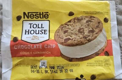 Chocolate Chip Cookie Sandwich, Chocolate Chip