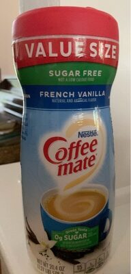 Coffee Mate Sugar Free French Vanilla Powder Coffee Creamer