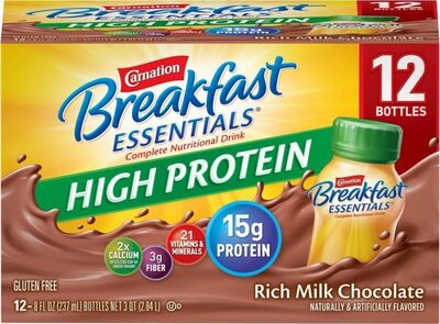 Rich Milk Chocolate Flavor High Protein Nutritional Drink, Rich Milk Chocolate