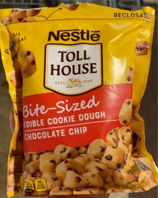NESTL TOLL HOUSE chocolate chip bite sized edible cookie dough 8oz bag