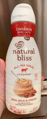Cinnamon Swirl Latte Creamer, Cinnamon Swirl Latte