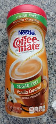 Sugar Free Vanilla Caramel Coffee Creamer, Vanilla; Caramel