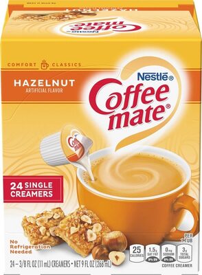 Hazelnut Flavored Coffee Creamer, Hazelnut