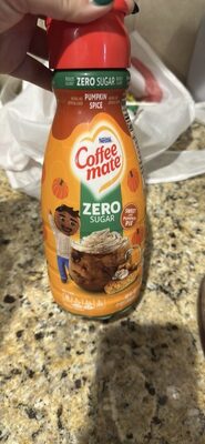 COFFEE MATE Zero Sugar Pumpkin Spice Non-Dairy Creamer 32 oz Bottle
