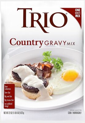 TRIO Country Gravy Mix, 22oz Pouch