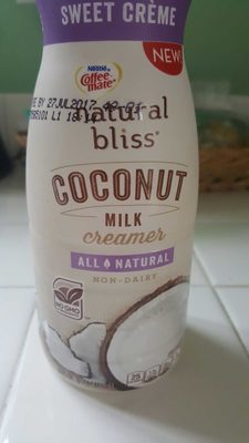 Sweet Creme Coconut Milk Creamer, Sweet Creme