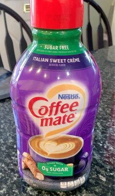 Italian Sweet Creme Flavored Zero Sugar Coffee Creamer, Italian Sweet Creme
