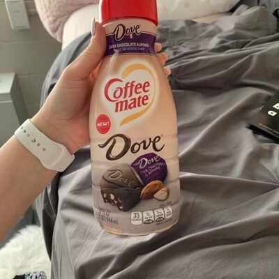 Dove Dark Chocolate Almond Coffee Creamer, Dark Chocolate; Almond