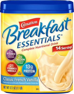 Classic French Vanilla Flavored Nutritional Drink, Classic French Vanilla