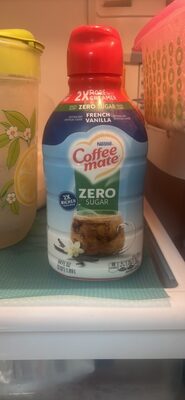 COFFEE MATE Zero Sugar French Vanilla Non-Dairy Creamer 64oz Bottle