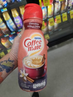 NESTLE COFFEE MATE DUO Cinnamon Vanilla Liquid Coffee Creamer 32 fl. oz. Bottle