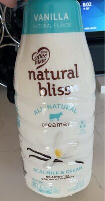 Vanilla Real Milk & Cream Creamer, Vanilla