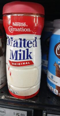 NESTLE CARNATION Original Malted Milk Mix 13 oz. Jar