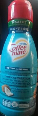 NESTLE COFFEE MATE Liquid Creamer Zero Sugar Coconut Cream 32floz Bottle