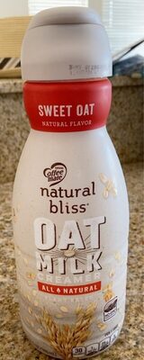 Sweet Oat Milk Creamer, Sweet Oat