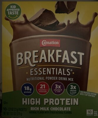 Rich Milk Chocolate Nutritional Drink Mix, Milk Chocolate