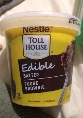 Fudge Brownie Edible Batter, Fudge Brownie