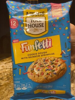 Funfetti Cookie Dough With Rainbow Sprinkles, Funfetti With Rainbow Sprinkles