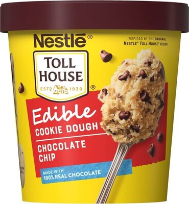 NESTL TOLL HOUSE Chocolate Chip Edible Cookie Dough 15oz Tub